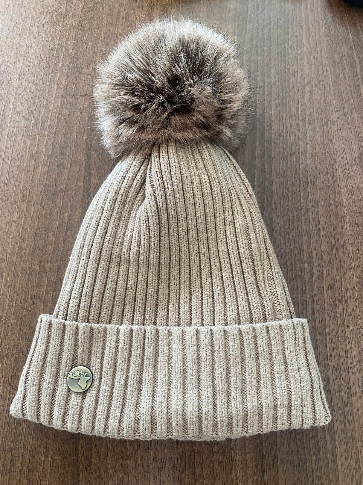 House Of Tweed Womens Luxury Warm Pom Pom Beanie Hat