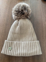 House Of Tweed Womens Luxury Warm Pom Pom Beanie Hat
