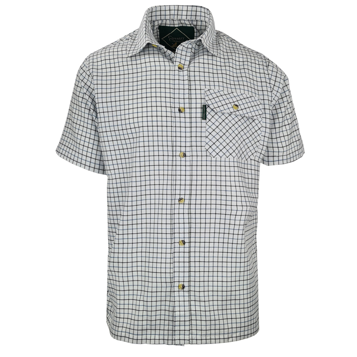 Country Classics Mens Short Sleeve Check Shirt - Tattersall