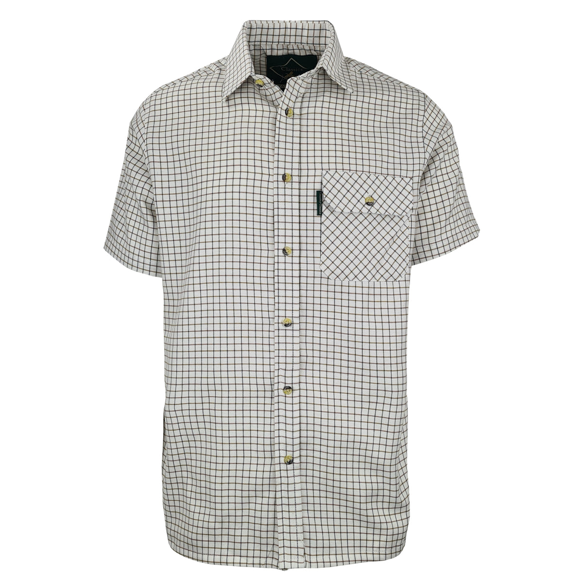 Country Classics Mens Short Sleeve Check Shirt - Tattersall