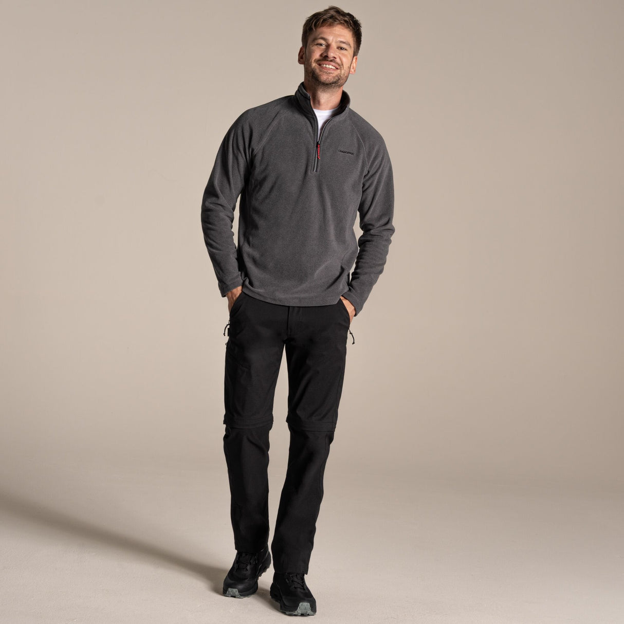 Craghopper Mens Corey VI Half Zip Pullover Fleece