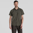 Craghoppers Mens Kiwi Short Sleeved Shirt Nosi Defense - Just £24.99! Shop now at Warwickshire Clothing. 