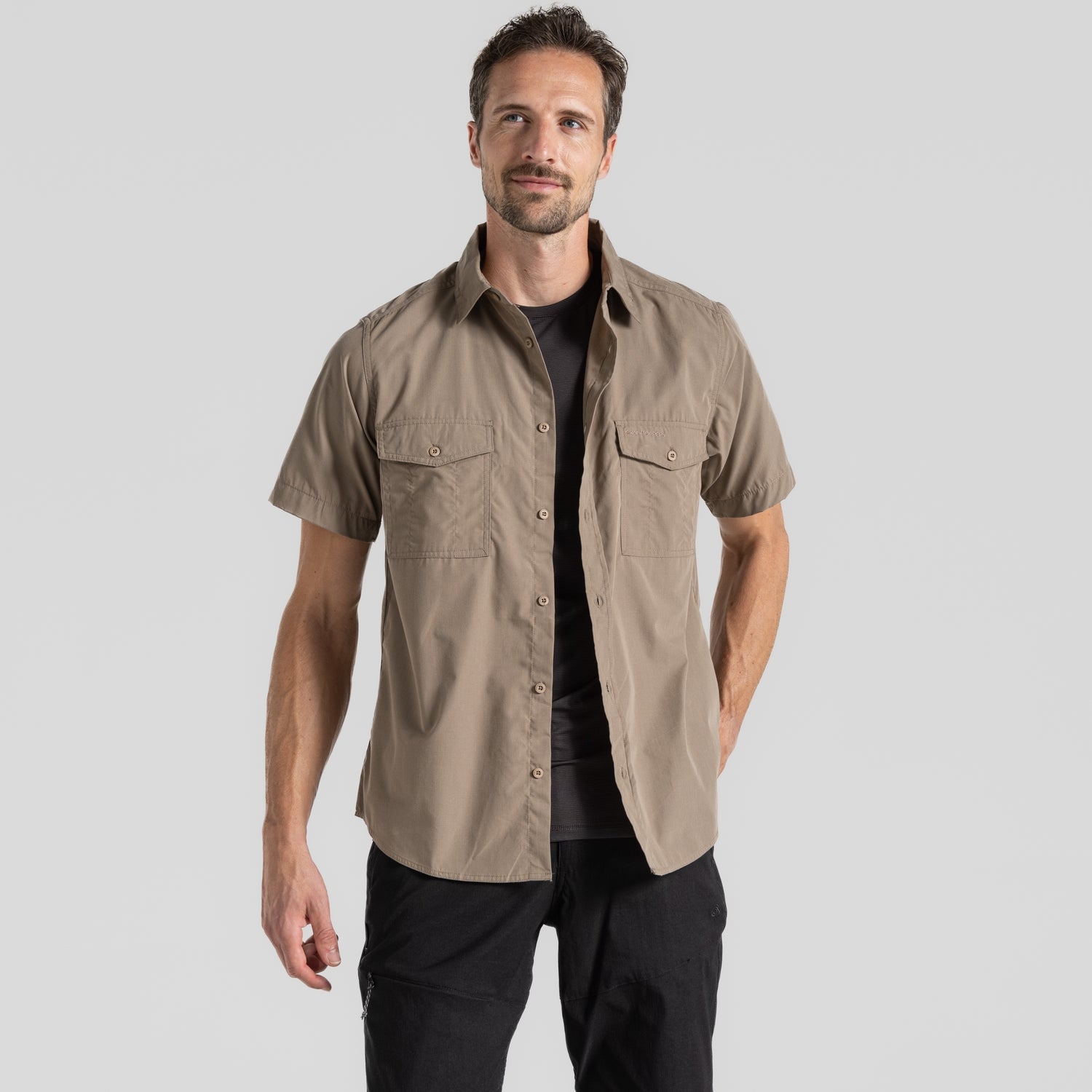Craghoppers Mens Kiwi Short Sleeved Shirt Nosi Defense - Just £24.99! Shop now at Warwickshire Clothing. 