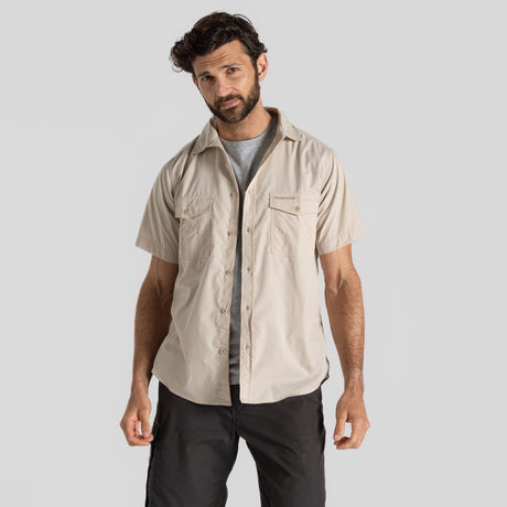 Craghoppers Mens Kiwi Short Sleeved Shirt Nosi Defense - Just £24.99! Shop now at Warwickshire Clothing. 