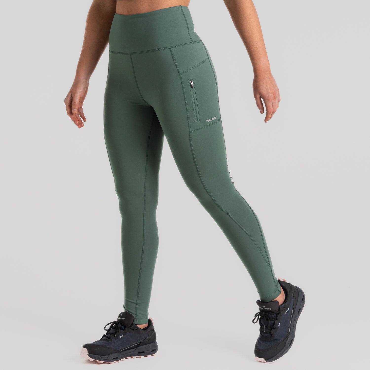 Craghopper Women's Compression Thermal Leggings | Frosted Pine - Just £29.99! Shop now at Warwickshire Clothing. 