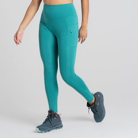 Craghopper Women's Kiwi Pro Leggings | Mystic Green - Just $19.99! Shop now at Warwickshire Clothing. Free Dellivery.