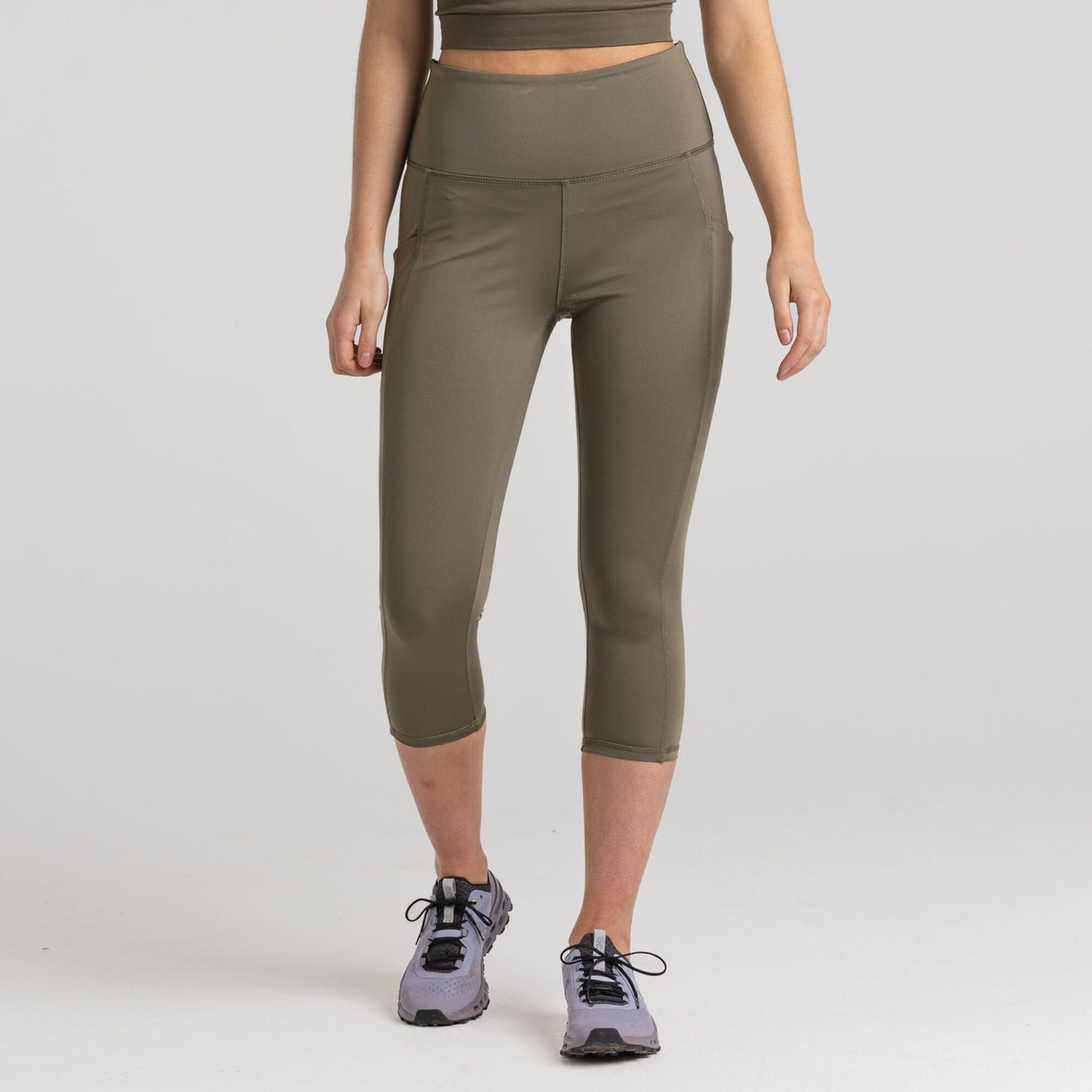 Craghopper Women's Kiwi Cropped Legging | Wild Olive - Just $17.99! Shop now at Warwickshire Clothing. Free Dellivery.