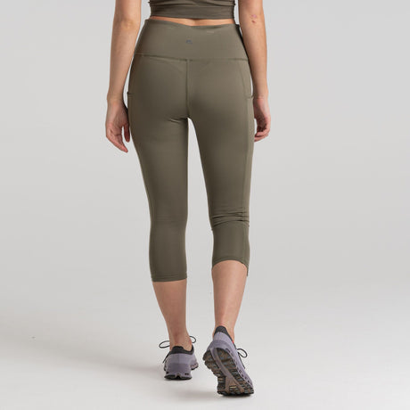 Craghopper Women's Kiwi Cropped Legging | Wild Olive - Just £17.99! Shop now at Warwickshire Clothing. 