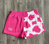 Hazy Blue Harper Colour Block Kids Shorts - Unisex