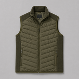 Hazy Blue Windermere Quilted Gilet with Fleece Collar