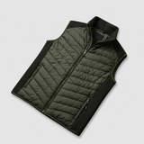 Hazy Blue Windermere Quilted Gilet with Fleece Collar