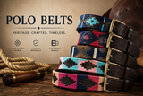 Hazy Blue Brown Leather Polo Belts: Equestrian Style & Everyday Elegance - Jordon