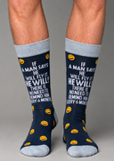 Mens Luxury Bamboo Chuckle Socks