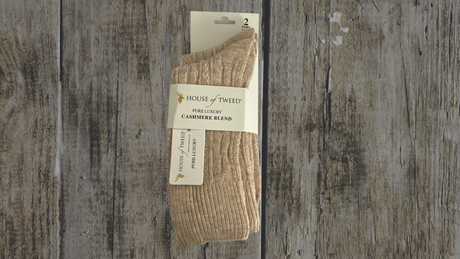 House of Tweed Pure Luxury Cashmere Socks | 2 Pairs / UK 4-8 - Just £10! Shop now at Warwickshire Clothing. 