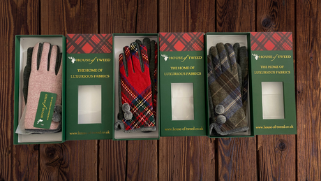 House Of Tweed Ladies Tartan Check Soft Gloves One Size - Premium clothing from House of Tweed - Just $20! Shop now at Warwickshire Clothing