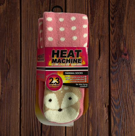 Womens Heat Machine Socks with Patterns Thermal Tog 2.3 Warm Winter Socks - Just £6.99! Shop now at Warwickshire Clothing. 