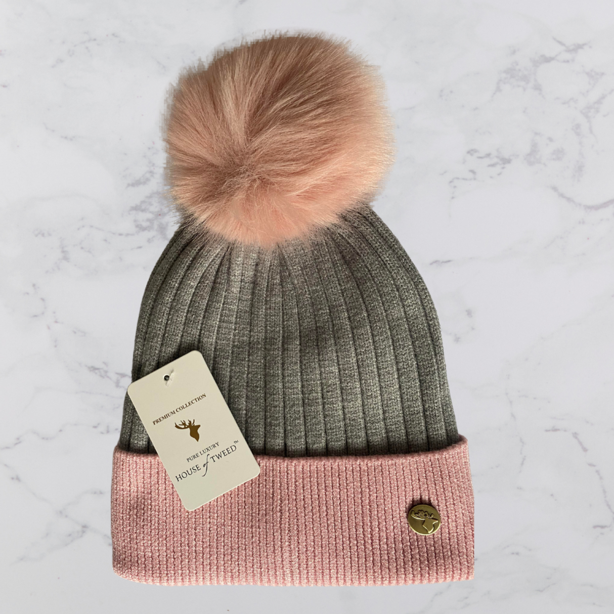 House of Tweed Luxury Striped Bobble Hats - Premium clothing from House of Tweed - Just $11.99! Shop now at Warwickshire Clothing