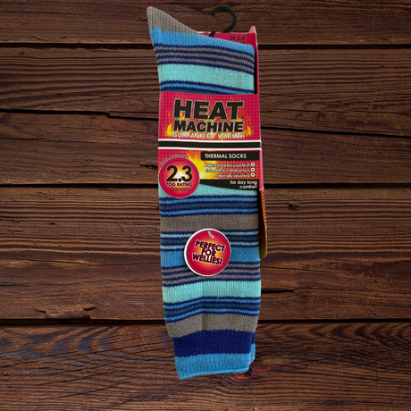 Womens Heat Machine Long Thermal Socks Tog 2.3 Warm Winter Socks - Just £8.99! Shop now at Warwickshire Clothing. 