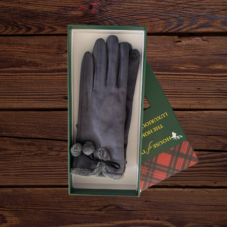 House Of Tweed Ladies Faux Suede Soft Gloves One Size - Just £14.99! Shop now at Warwickshire Clothing. 