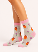 House of Tweed Pure Luxury Women's Bamboo Socks - Animal Pattern Collection