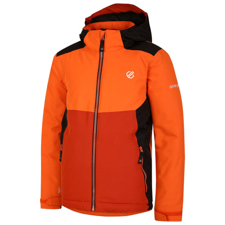Dare2b Kids' Impose III Ski Jacket | Puffins Orange - Just £29.99! Shop now at Warwickshire Clothing. 