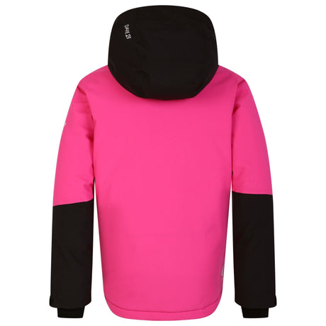 Dare2B Kids' Steazy Ski Jacket | Pure Pink Black - Just £29.99! Shop now at Warwickshire Clothing. 