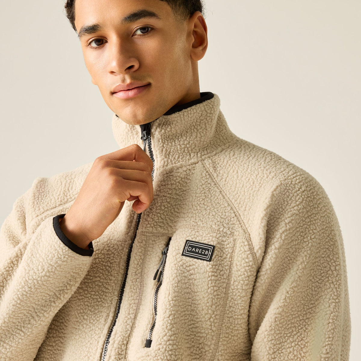 Dare 2b Men's Camber Fleece White Pepper