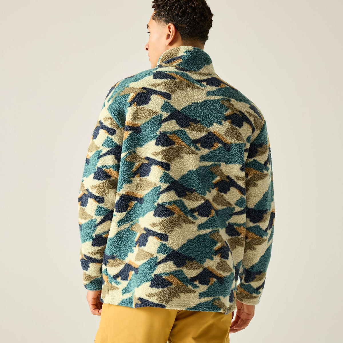 Dare 2b Men's Printed Half-Zip Fleece Mediterranea Mountain Print