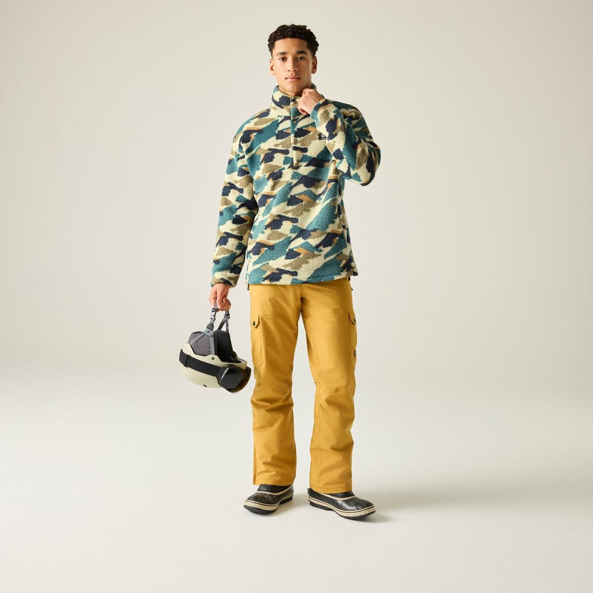 Dare 2b Men's Printed Half-Zip Fleece Mediterranea Mountain Print