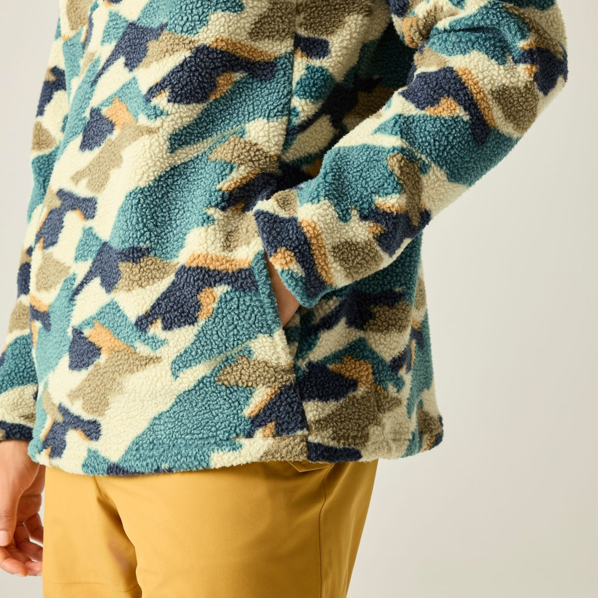Dare 2b Men's Printed Half-Zip Fleece Mediterranea Mountain Print