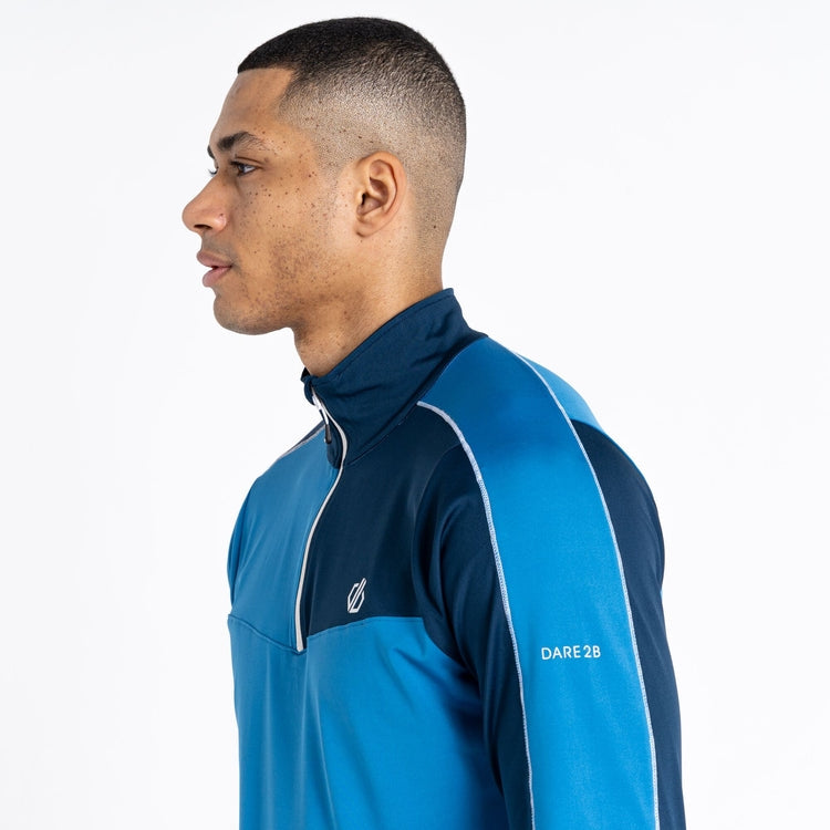 Dare2B Men's Dignify II Half Zip Core Stretch Midlayer - Just £19.99! Shop now at Warwickshire Clothing. 