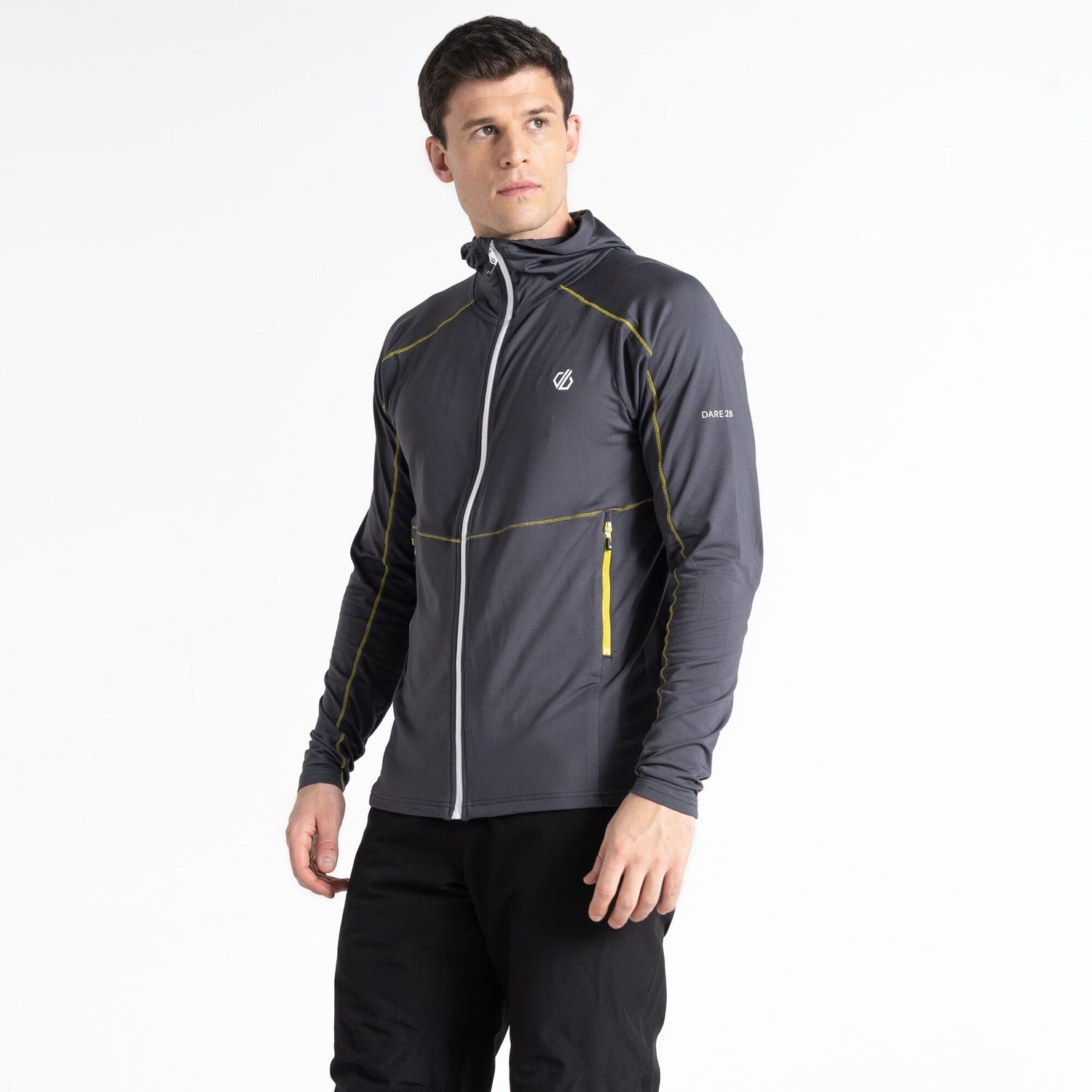 Dare2B Men's Assimilate Hooded Core Stretch Midlayer - Just £29.99! Shop now at Warwickshire Clothing. 