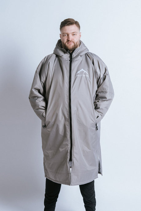 Hazy Blue Waterproof Adults All Weather Changing Robe - Newquay - Just £74.99! Shop now at Warwickshire Clothing. 