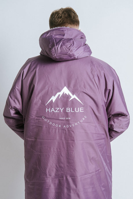 Hazy Blue Waterproof Adults All Weather Changing Robe - Newquay - Just £64.99! Shop now at Warwickshire Clothing. 