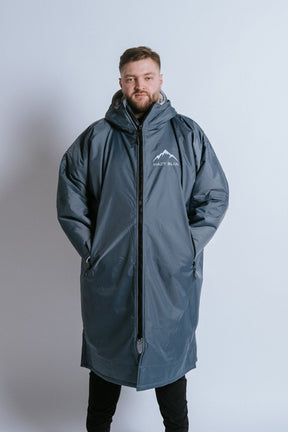 Hazy Blue Waterproof Adults All Weather Changing Robe - Newquay - Just £64.99! Shop now at Warwickshire Clothing. 