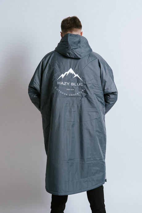 Hazy Blue Waterproof Adults All Weather Changing Robe - Newquay - Just £64.99! Shop now at Warwickshire Clothing. 