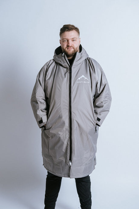 Hazy Blue Waterproof Adults All Weather Changing Robe - Newquay - Just £79.99! Shop now at Warwickshire Clothing. 