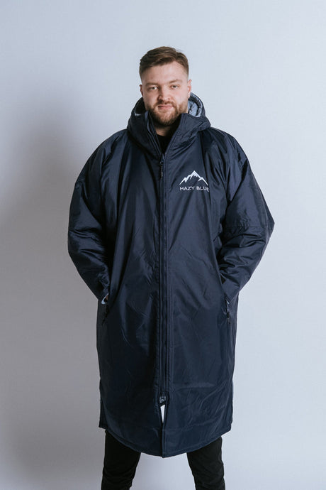 Hazy Blue Waterproof Adults All Weather Changing Robe - Newquay - Just £74.99! Shop now at Warwickshire Clothing. 