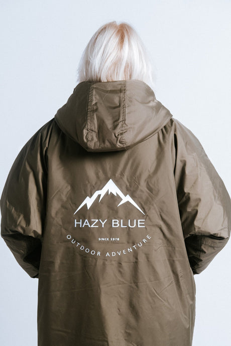 Hazy Blue Waterproof Adults All Weather Changing Robe - Newquay - Just £64.99! Shop now at Warwickshire Clothing. 