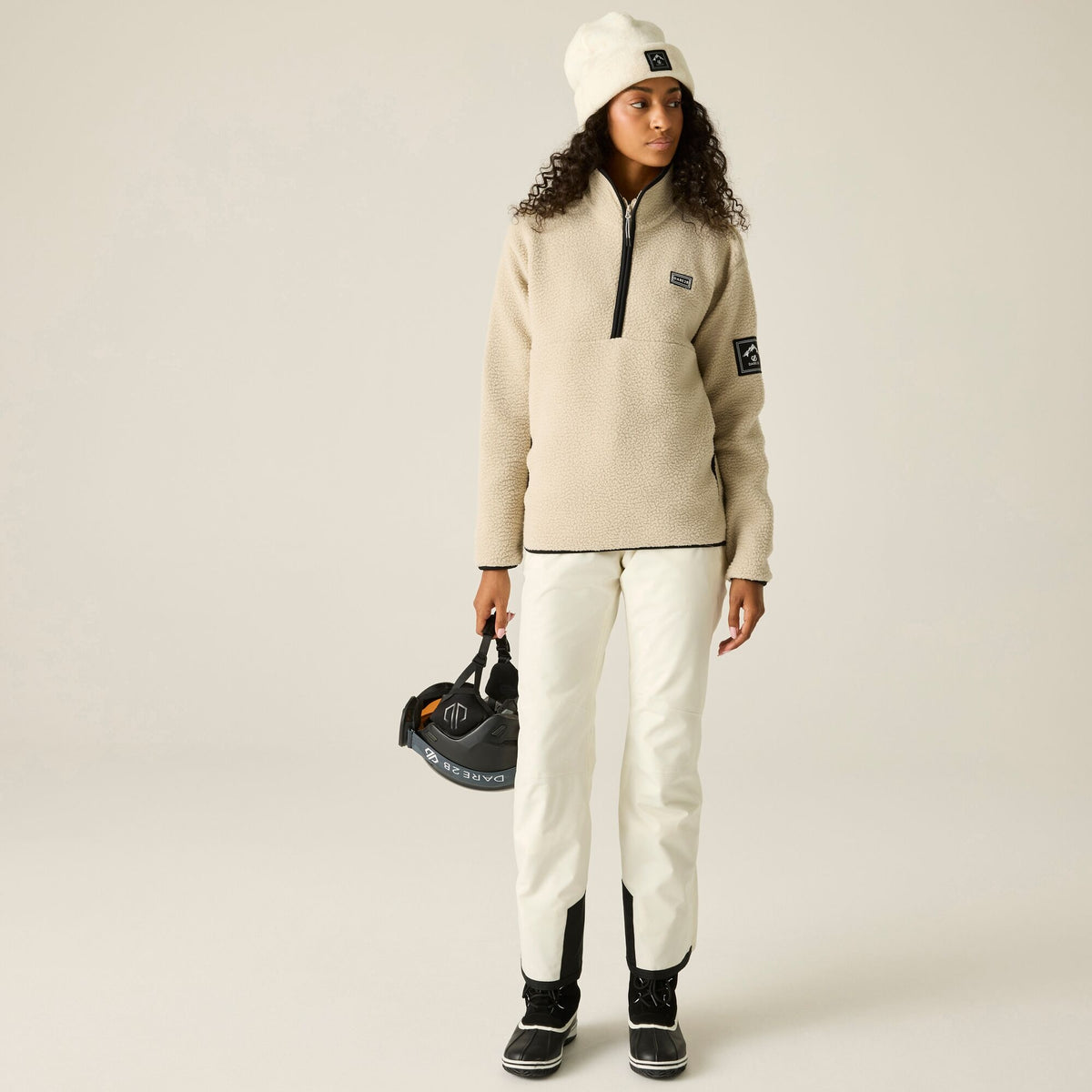 Dare 2b Women's Slide Out Fleece - White Pepper