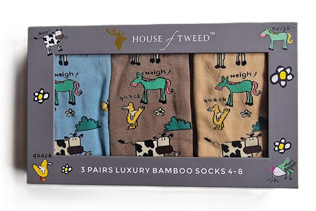 House of Tweed Luxury Ladies Bamboo Gift Novelty Socks - Just £14.99! Shop now at Warwickshire Clothing. 