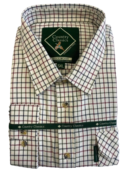 Country Classics Mens Long Sleeve Check Shirt - Goodwood - Premium clothing from Country Classics - Just $18.99! Shop now at Warwickshire Clothing