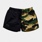 Hazy Blue Nelson Colour Block Shorts - Unisex Sports & Leisure