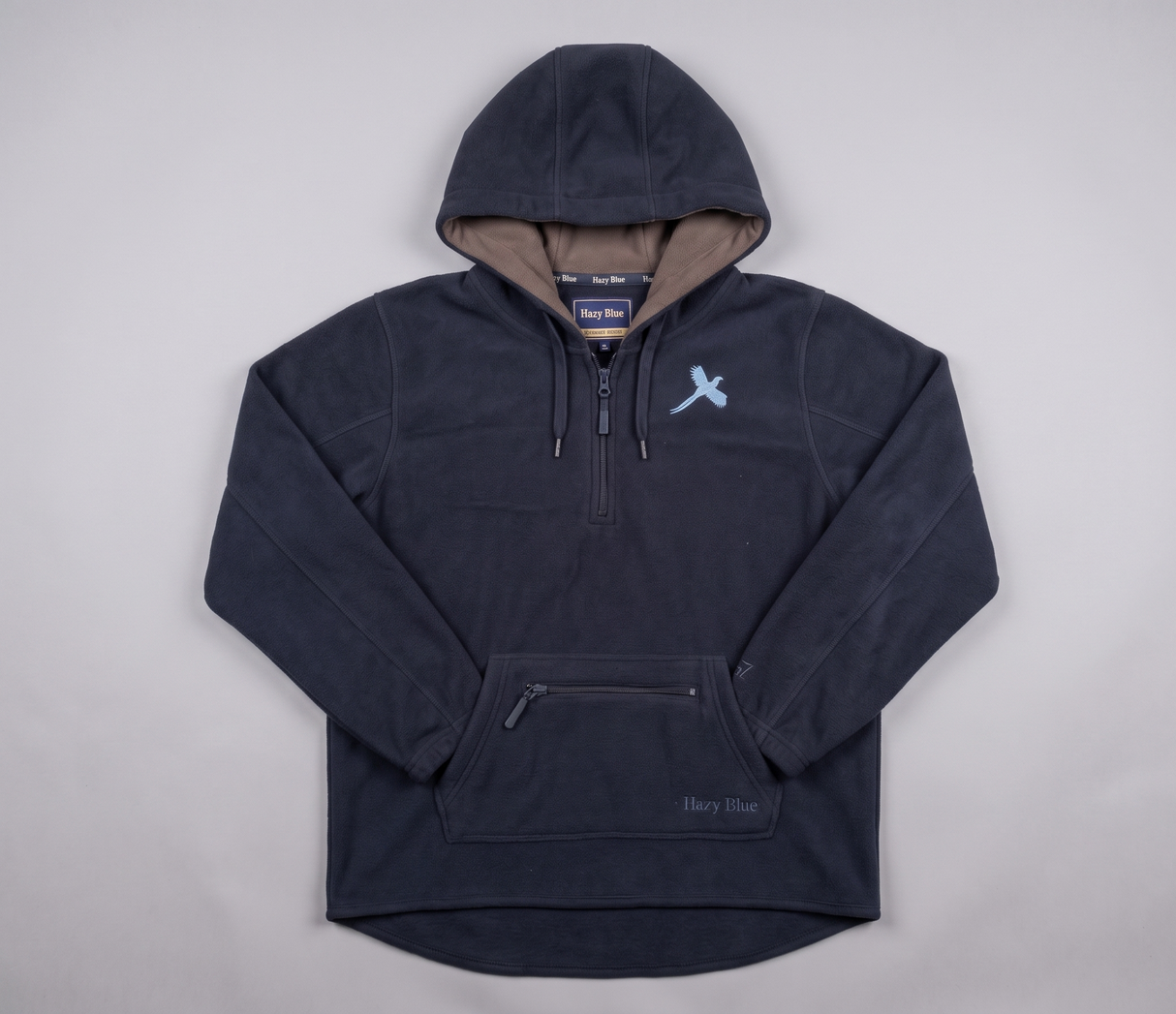 Hazy Blue Kids Half Zip Pullover Hoodie Flece
