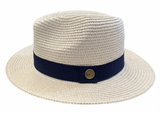 House of Tweed Unisex Paper Straw Hat Fedora Panama Wide Brim