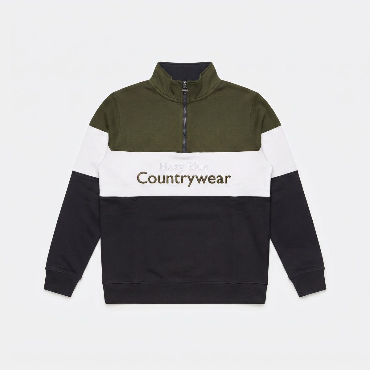 Hazy Blue Countrywear Henley Sweatshirt