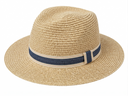 Women's Paper Straw Hat Fedora Panama Wide Brim