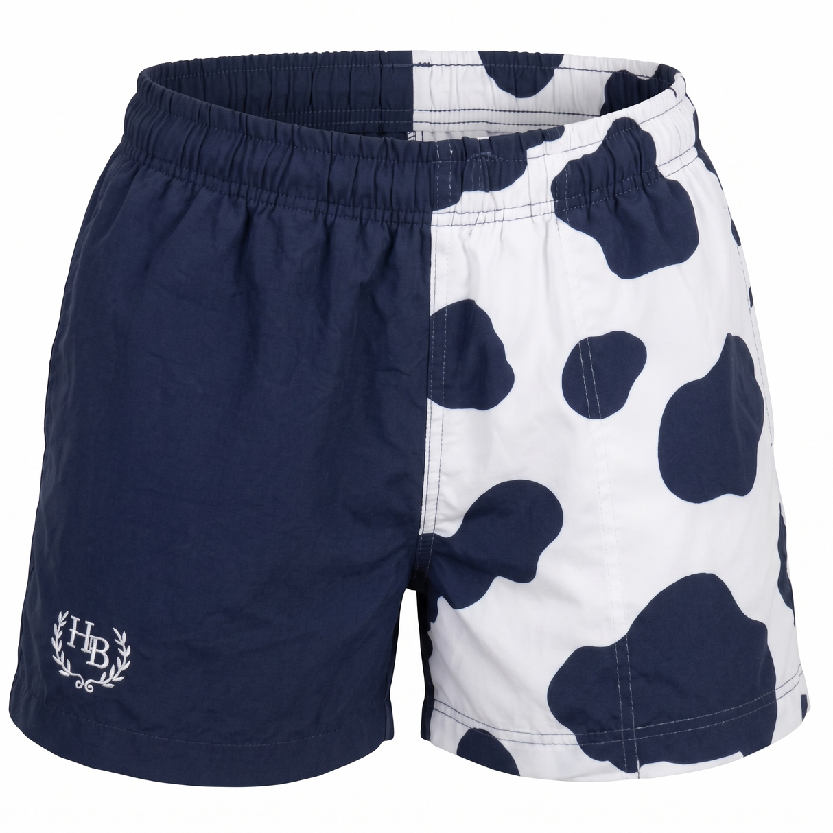 Hazy Blue Nelson Unisex Colour Block Shorts
