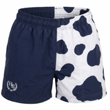 Hazy Blue Nelson Unisex Colour Block Shorts