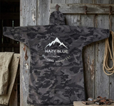 Hazy Blue Waterproof Adults All Weather Changing Robe - Newquay